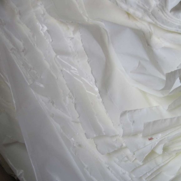 100 12 x9" White Rough Die Cut MDSE Handhole Plastic Merchandise Bag Handle Hole - Picture 3 of 5